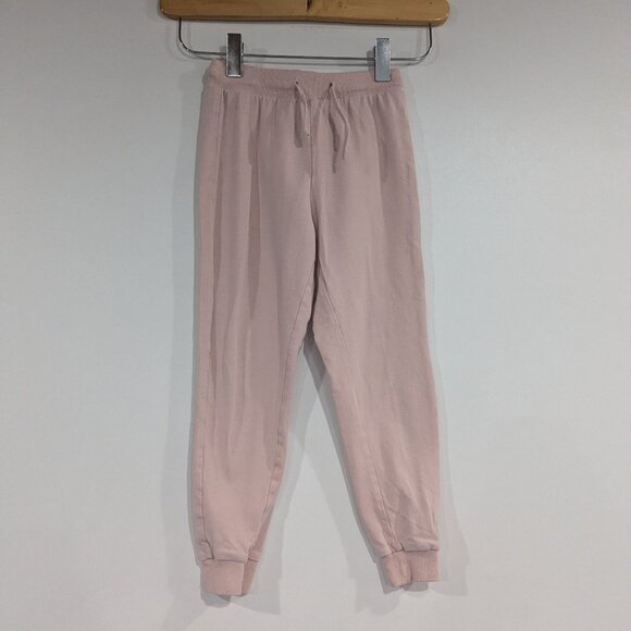 H&M Basic Joggers Sweat Pants Pale Pink Size 6 - Picture 1 of 4
